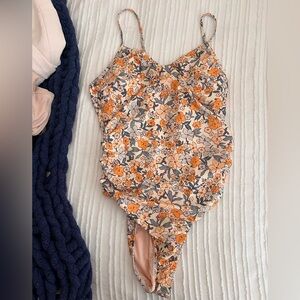 Floral Print Women's Swim Suit